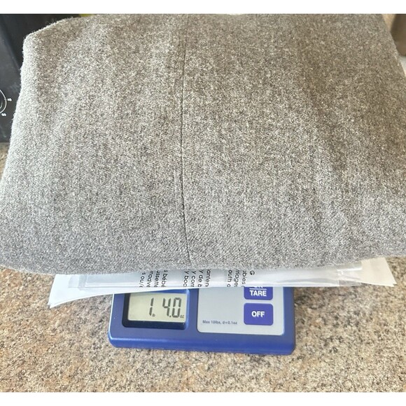 Alfred Dunner Womens 10 Gray 100 % Wool Blazer Jacket - Picture 9 of 10